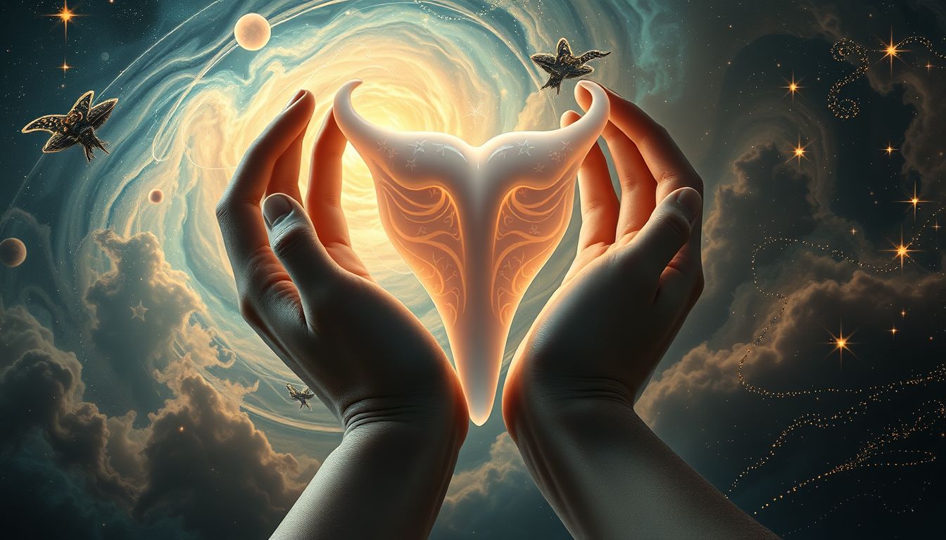 Ein Phallus in Händen symbolisiert Macht und Selbstbewusstsein.