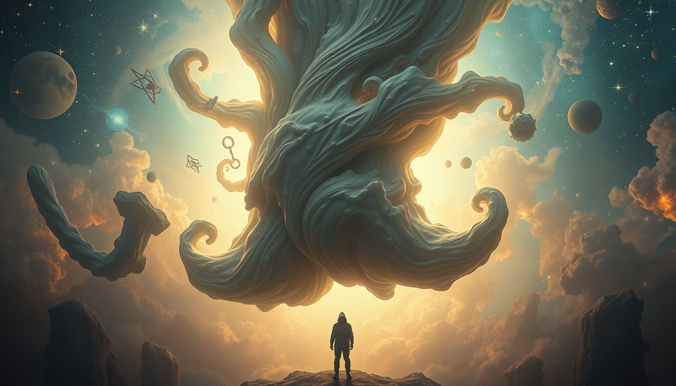 Der Traum von erdrückender Last symbolisiert überwältigenden Stress und Ängste.