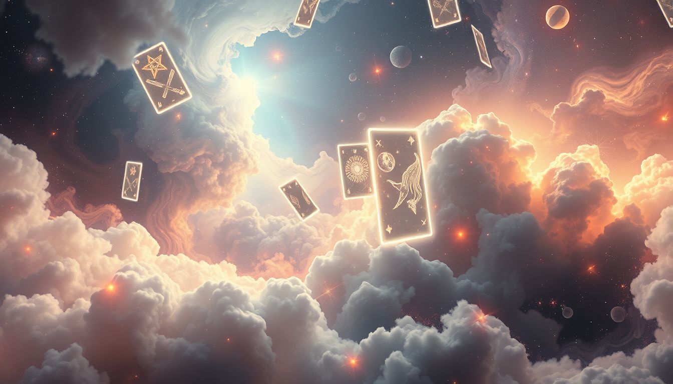 Träume von Tarotkarten spiegeln oft Unsicherheiten über Zukunft wider.