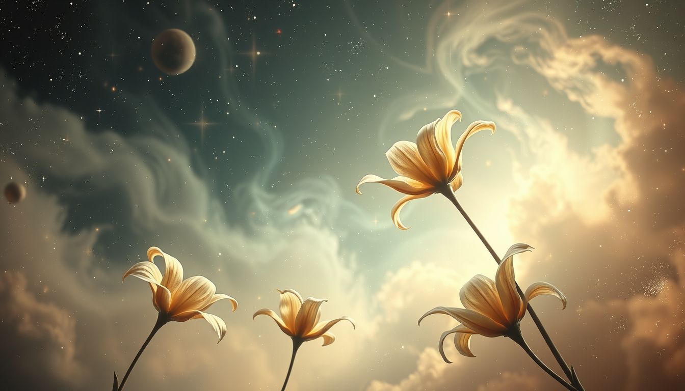 Verwelkte Lilien symbolisieren oft unerfüllte Hoffnungen und Abschiedsschmerz.