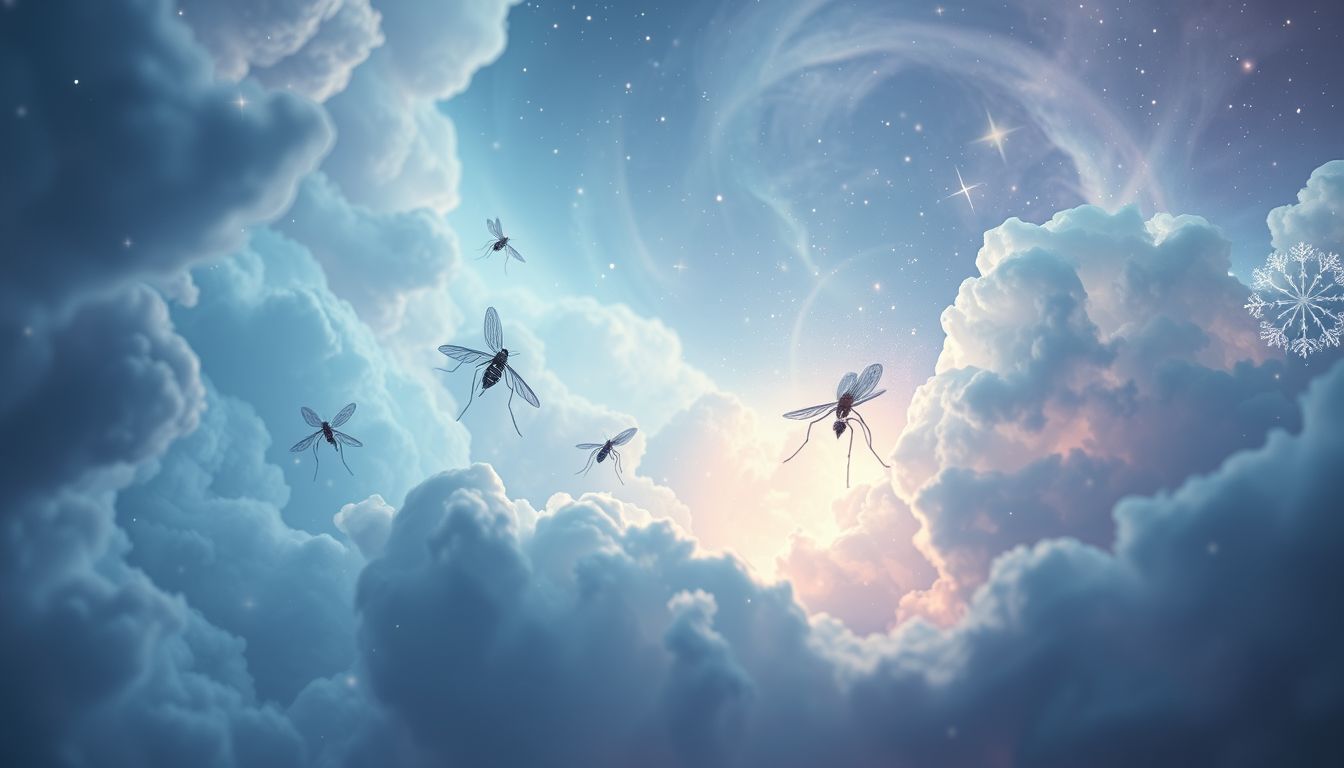 Mückenträume symbolisieren oft lästige Sorgen oder kleine Konflikte.
