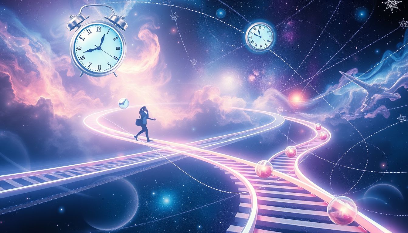 Eile, um Zug oder Flugzeug zu erreichen, symbolisiert Lebensentscheidungen.