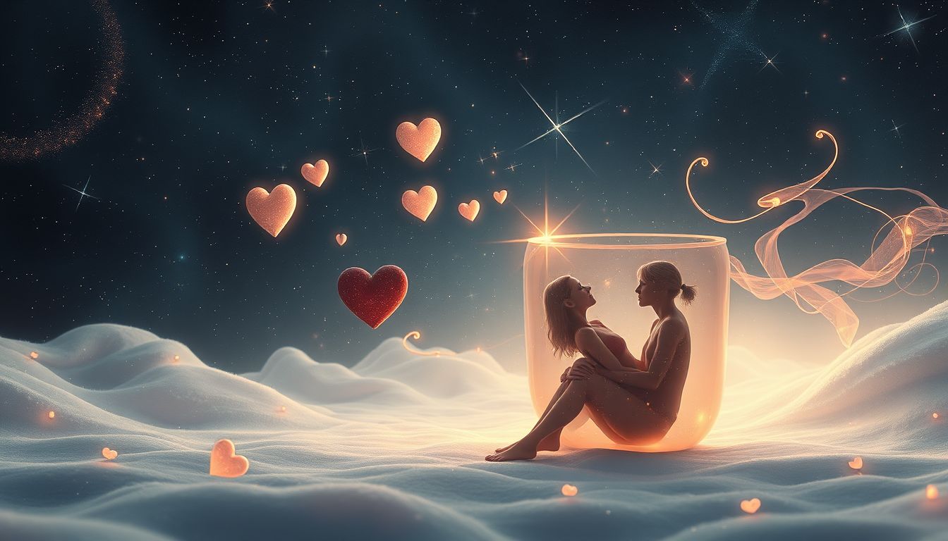 Ein Papierkorb im Schlafzimmer symbolisiert emotionale Konflikte in Beziehungen.