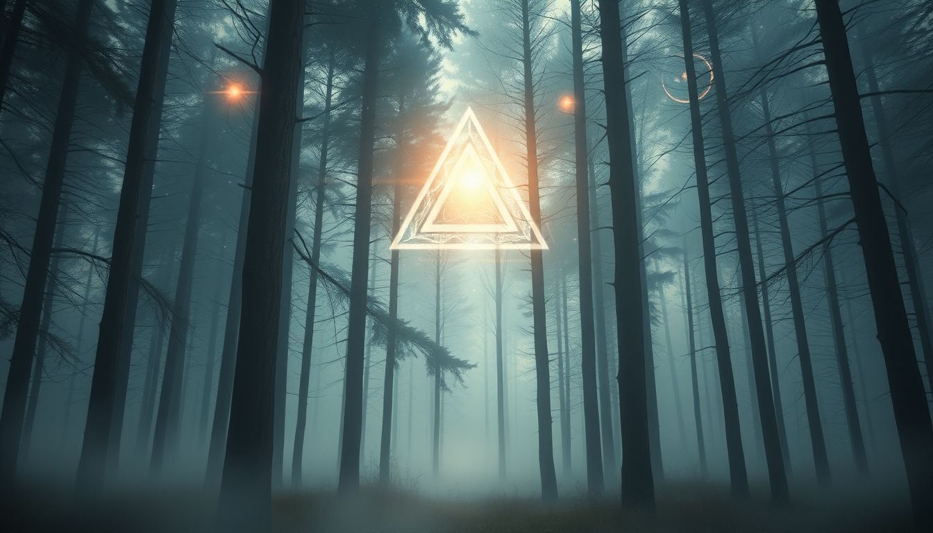 Das Finden eines Keils im Wald symbolisiert unerwartete Lösungen im Leben.