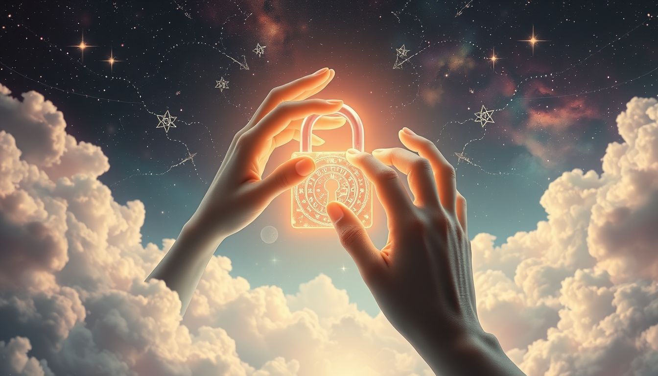 Ein geöffnetes Schloss symbolisiert unerwartete Hilfe in schwierigen Zeiten.