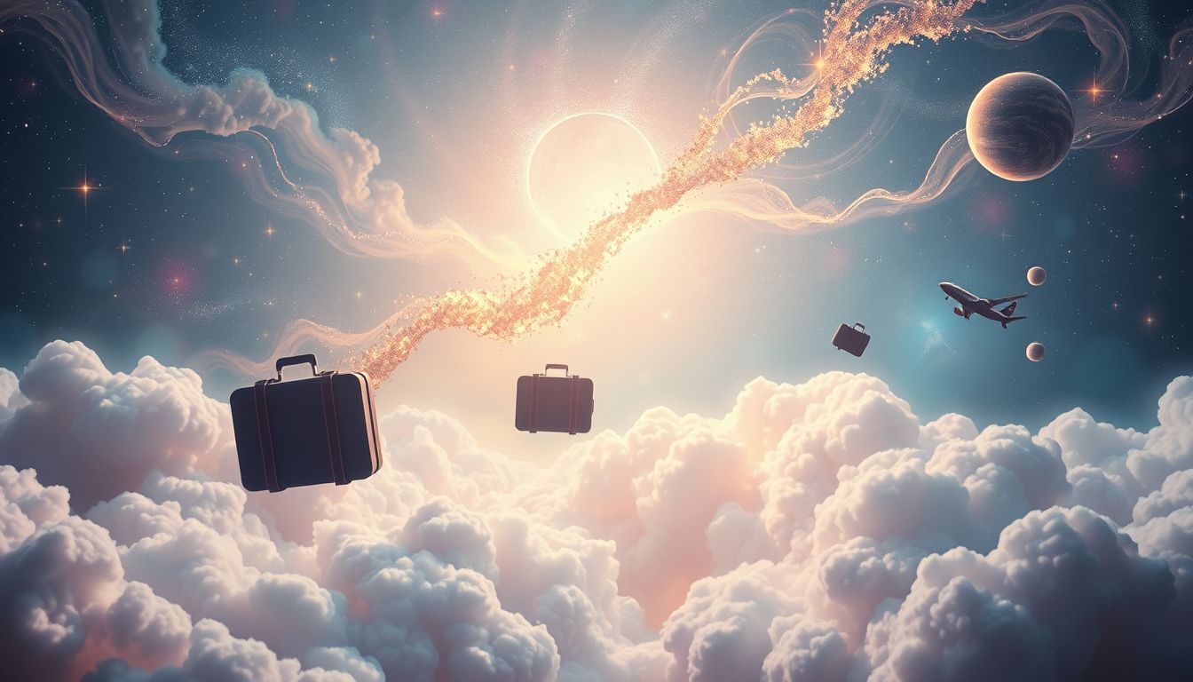 Eine Geschäftsreise im Traum symbolisiert oft beruflichen Fortschritt.