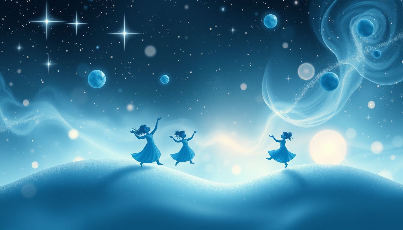 Tanzende Schlümpfe symbolisieren Freude und kreative Lebensenergie im Traum.