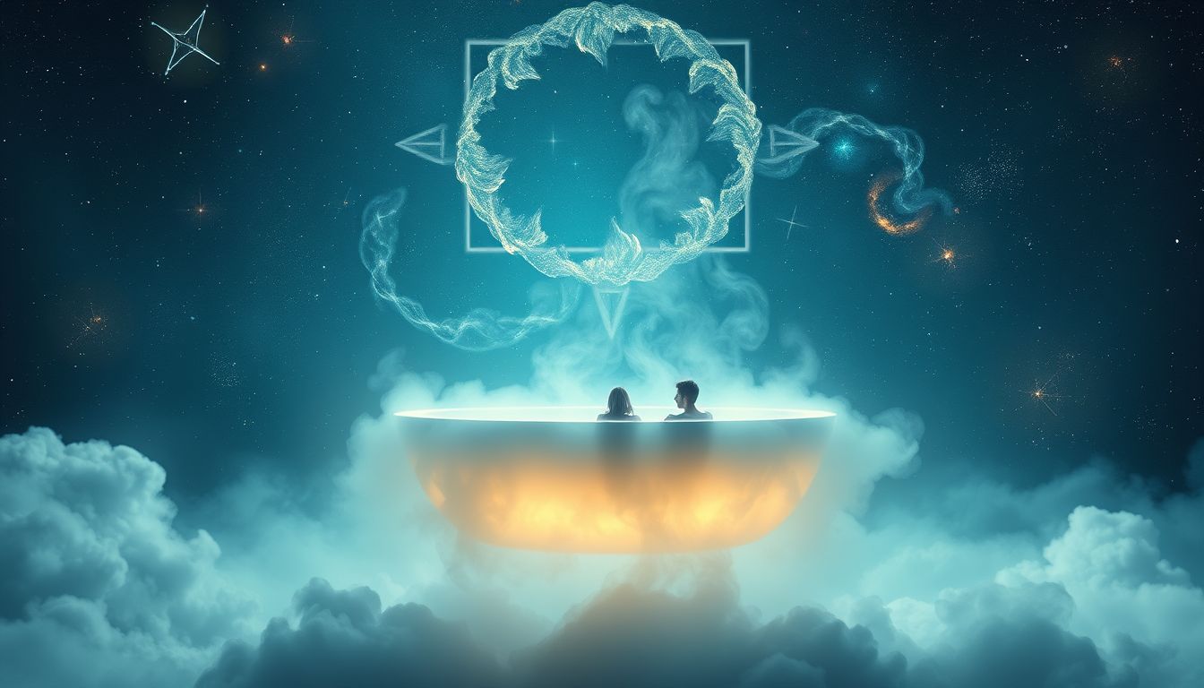 Im Dampfbad träumen symbolisiert Klarheit vor bedeutenden Lebensentscheidungen.