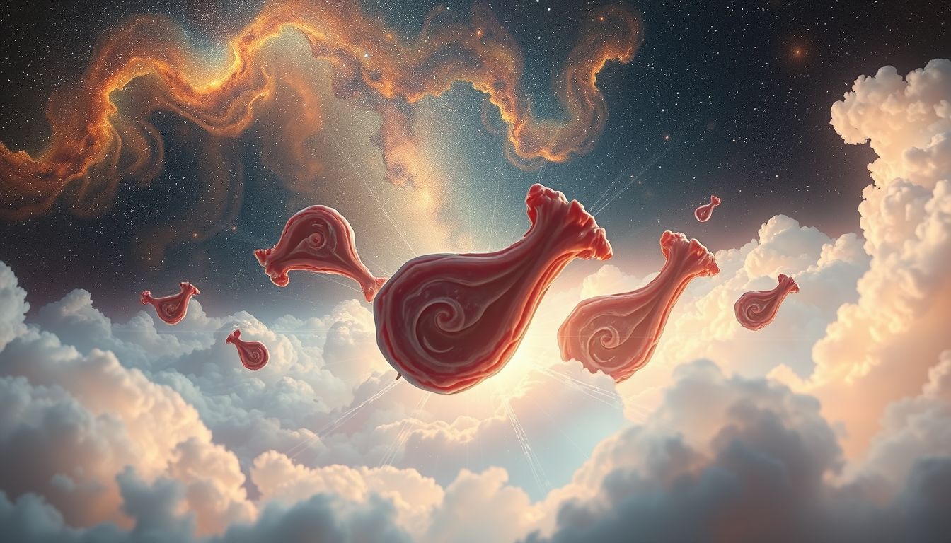 Träumen von ungeliebtem Bratfleisch symbolisiert ungelöste innere Konflikte.