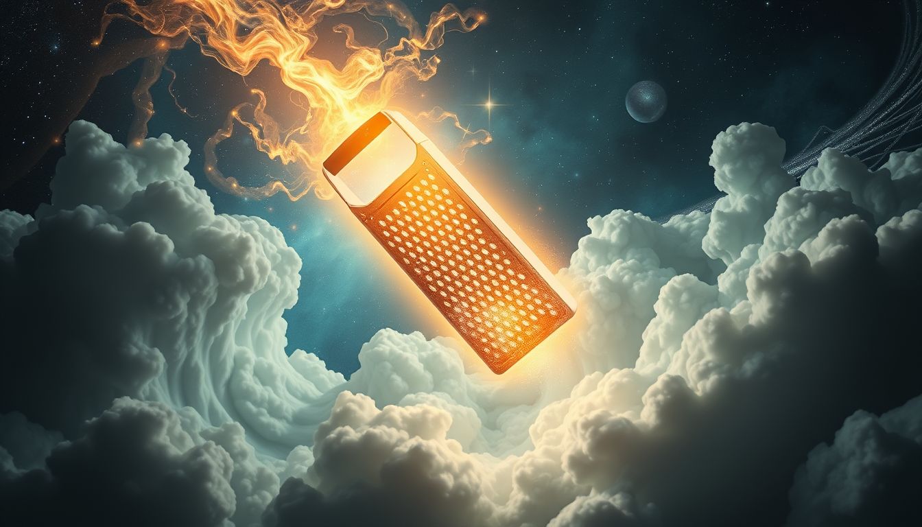 24. Manche träumen, die Reibe als gefährliche Waffe zu sehen.