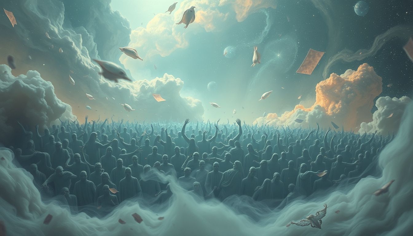 Träume von Überfüllung spiegeln oft innere Überforderung und Angst wider.