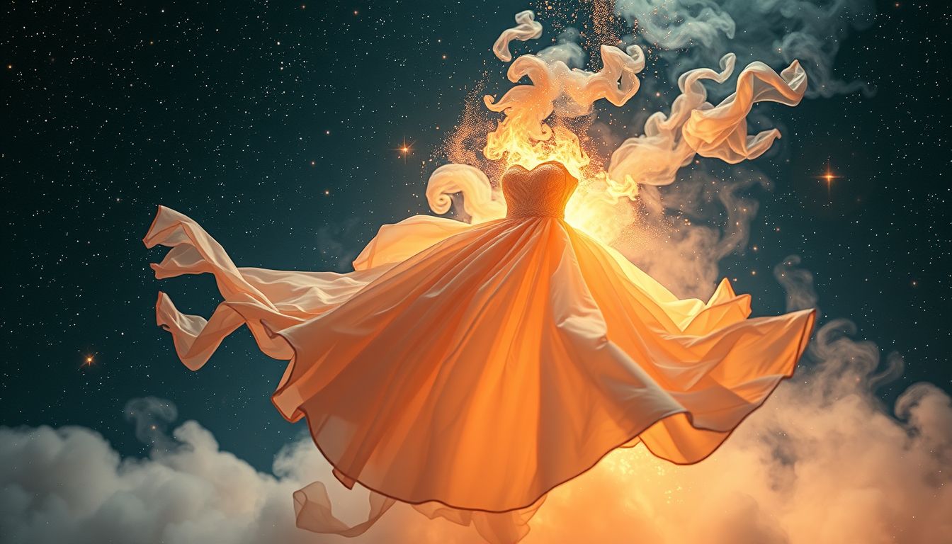 Der Traum vom Verbrennen eines Ballkleids symbolisiert innere Befreiung.