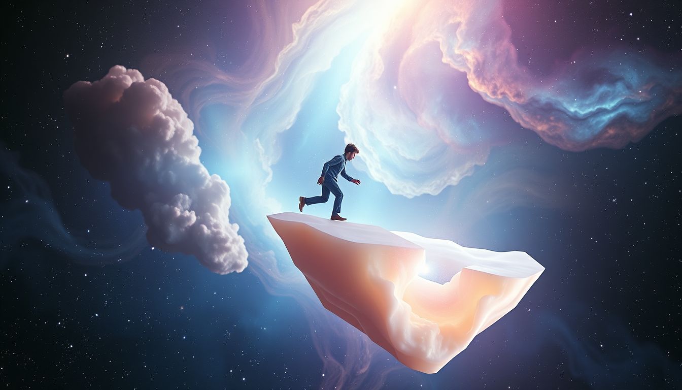 Träumen vom Stolpern über Keile symbolisiert innere Unsicherheiten.