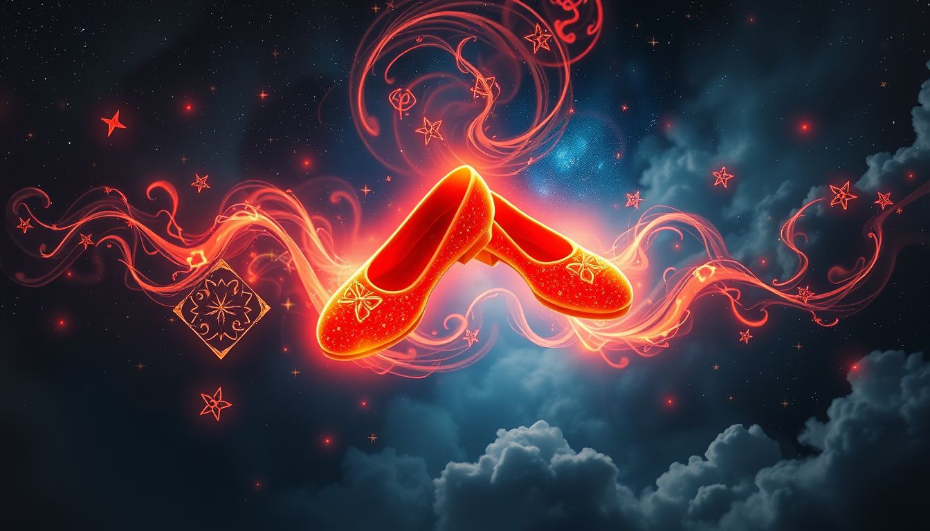 Rote Schuhe symbolisieren Wandel und persönliche Transformation im Traum.