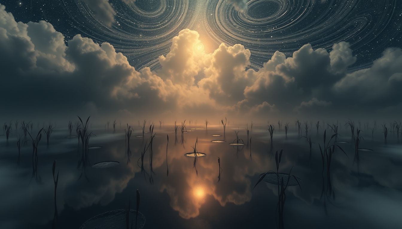 Das Marschland symbolisiert im Traum oft persönliche Stillstände und Blockaden.