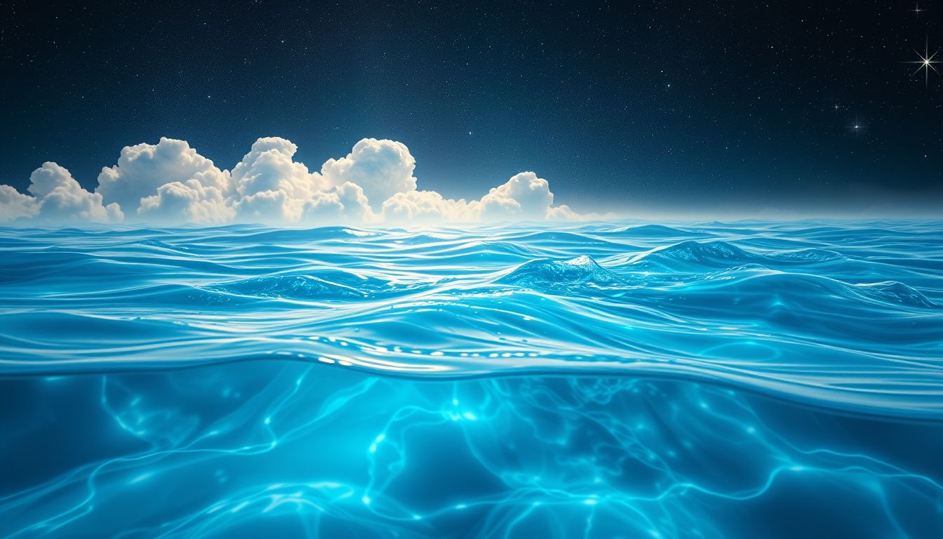 Eine klare Furt symbolisiert emotionale Klarheit und neue Chancen.