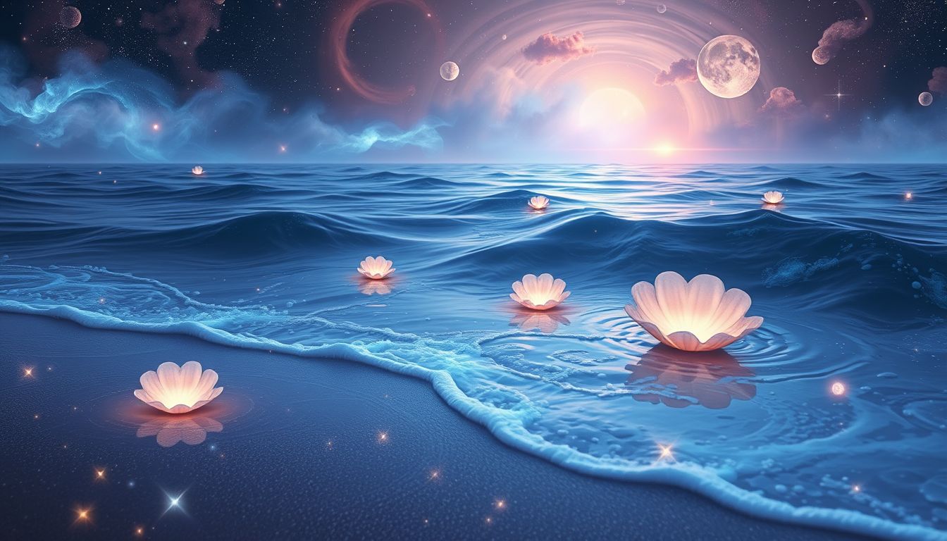 Der Muschelsammel-Traum symbolisiert Sehnsucht nach innerem Frieden.