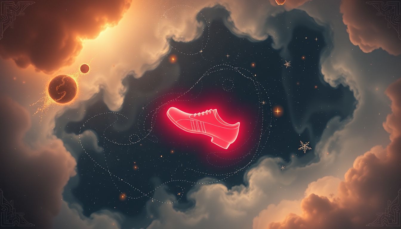 Das Finden roter Schuhe symbolisiert Leidenschaft und neue Lebenswege.