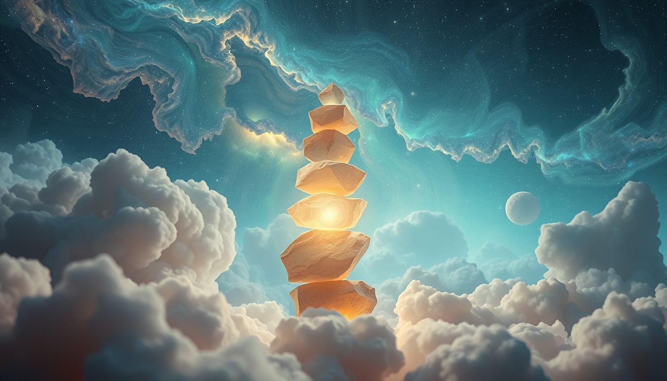 Das Stapeln von Mauersteinen symbolisiert Aufbau und Zukunftsplanung.