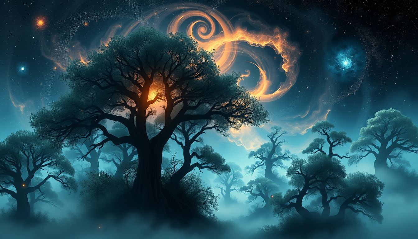 Träume vom Wald spiegeln oft innere Verlorenheit und Geheimnisse wider.