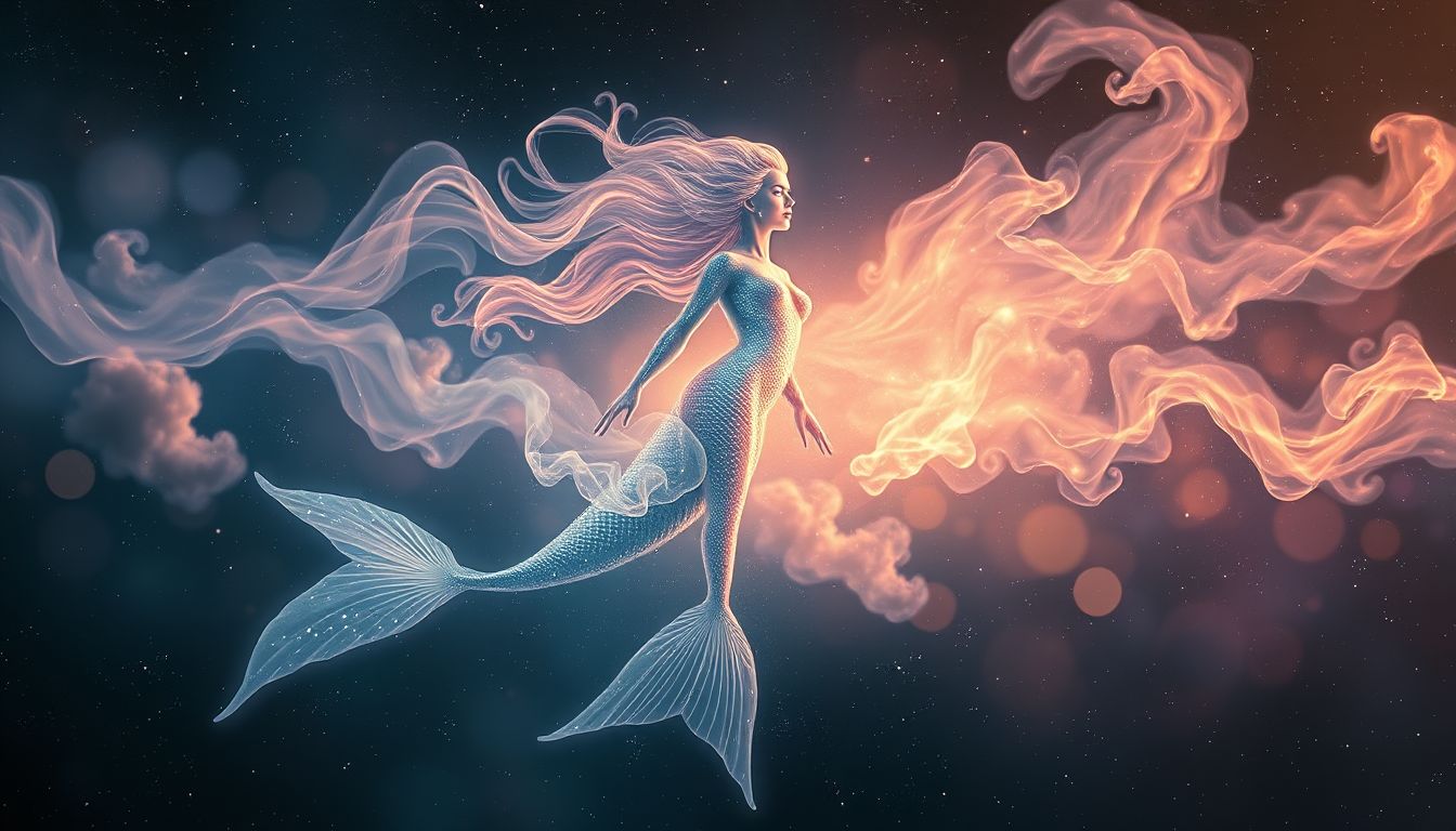 Sich in eine Seejungfrau zu verwandeln symbolisiert tiefes Verlangen nach Freiheit.