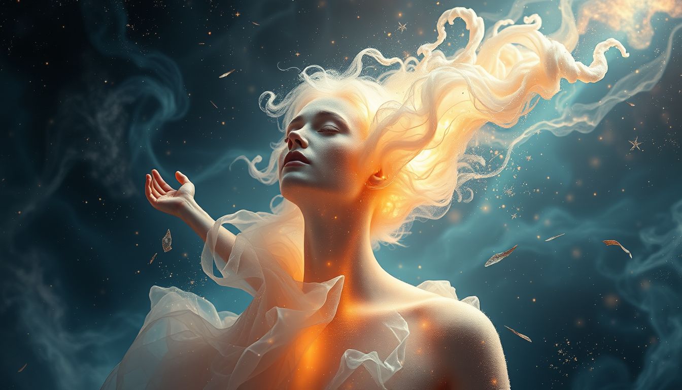 Das Abwerfen von Haut symbolisiert im Traum persönliche Erneuerung und Wandel.