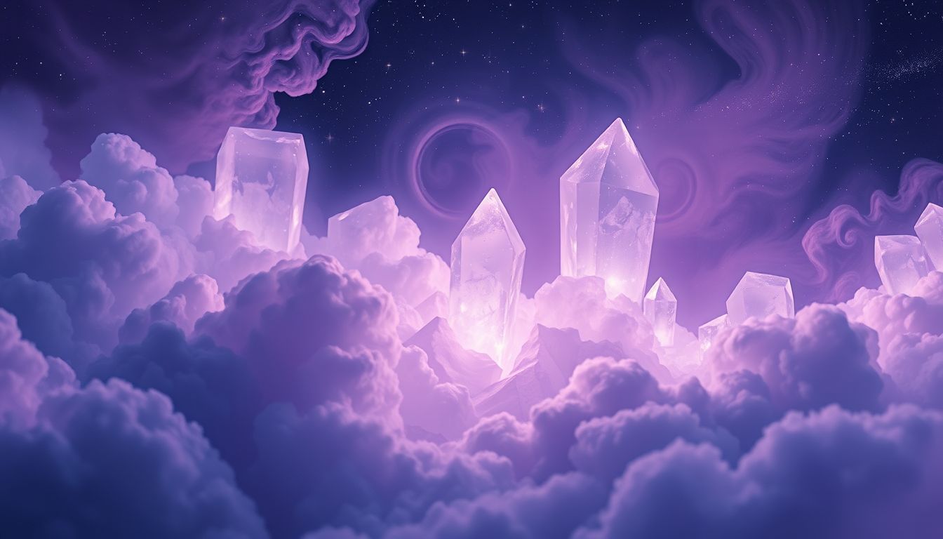 Amethyst im Traum symbolisiert innere Ruhe und spirituelle Erleuchtung.