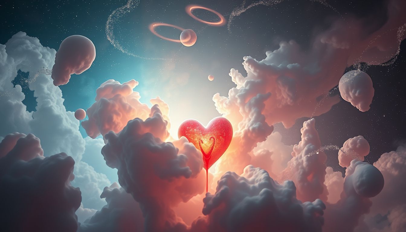 Blutende Brust symbolisiert oft den Verlust von Fürsorge und Mutterschaft.