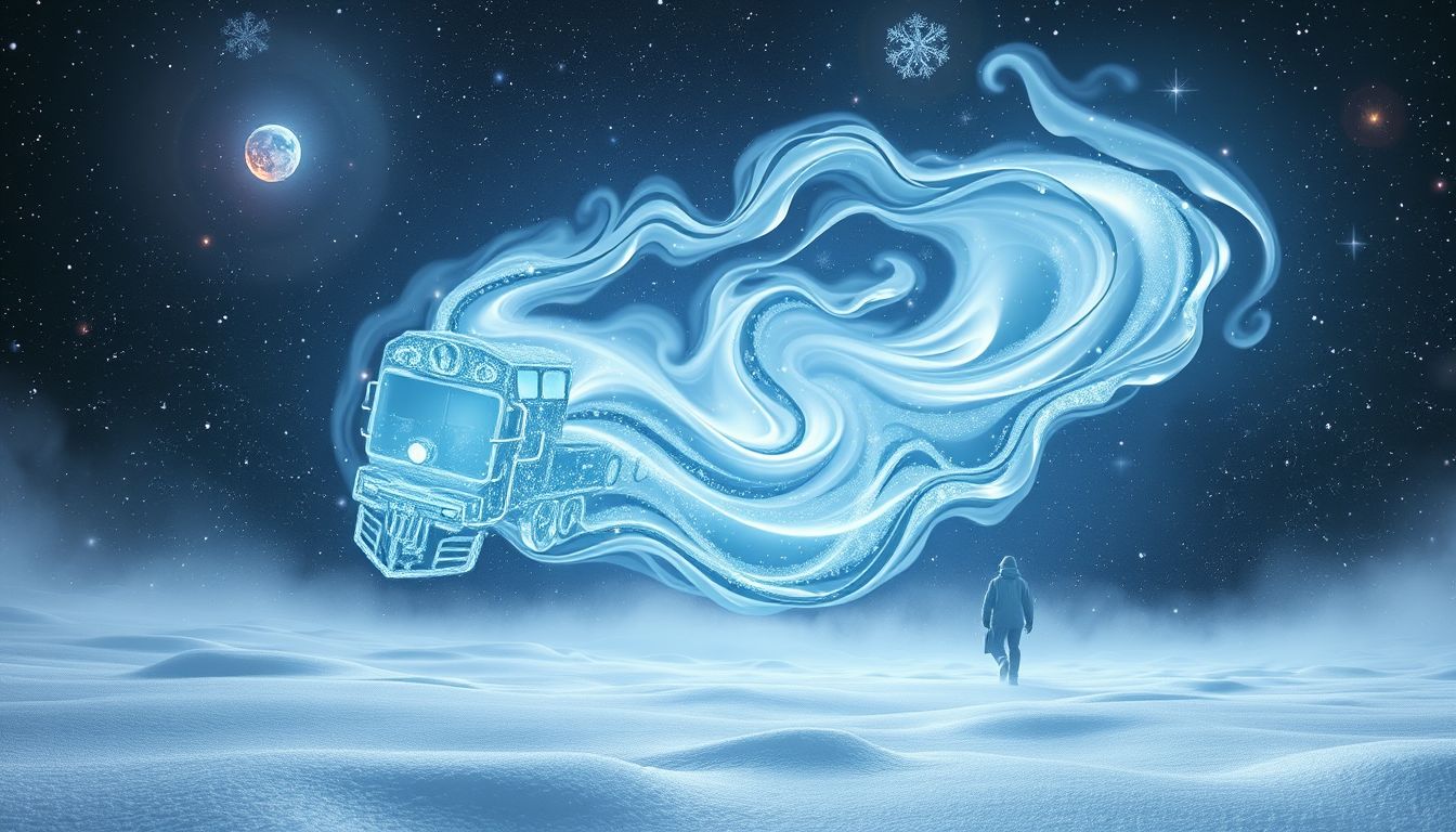 Eilzüge im Schnee symbolisieren oft unerwartete Hindernisse im Leben.