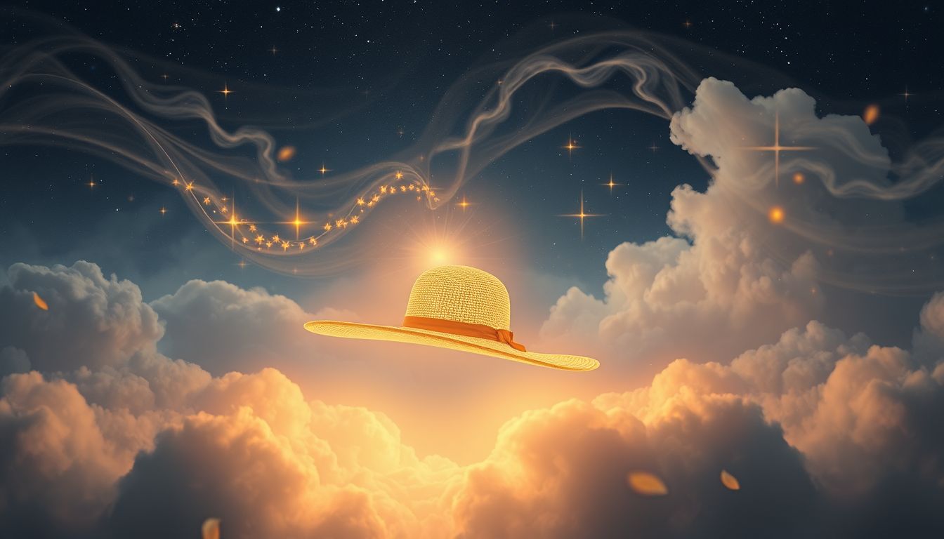 Der Sonnenhut symbolisiert Leichtigkeit und unvergessliche Urlaubsfreuden.