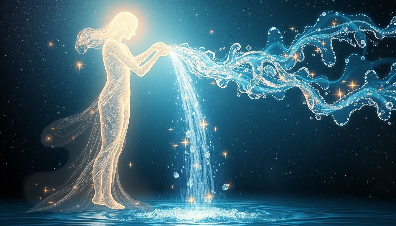 Der Wasserträger symbolisiert im Traum oft Überfluss und Fürsorge.