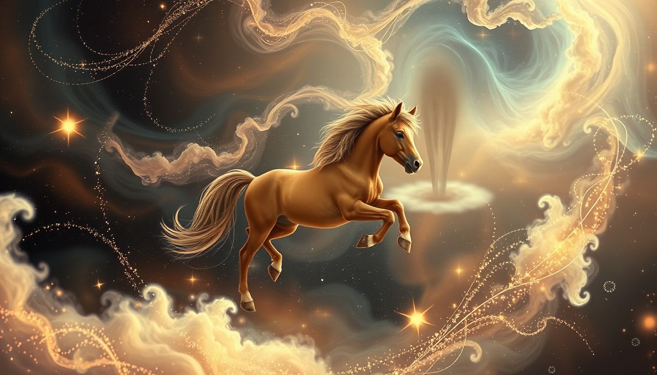 Ein braunes Pony symbolisiert oft Bodenständigkeit und starke Verbundenheit.