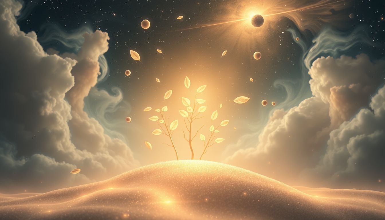 Ein junger Hain symbolisiert Wachstum, Hoffnung und neue Möglichkeiten.