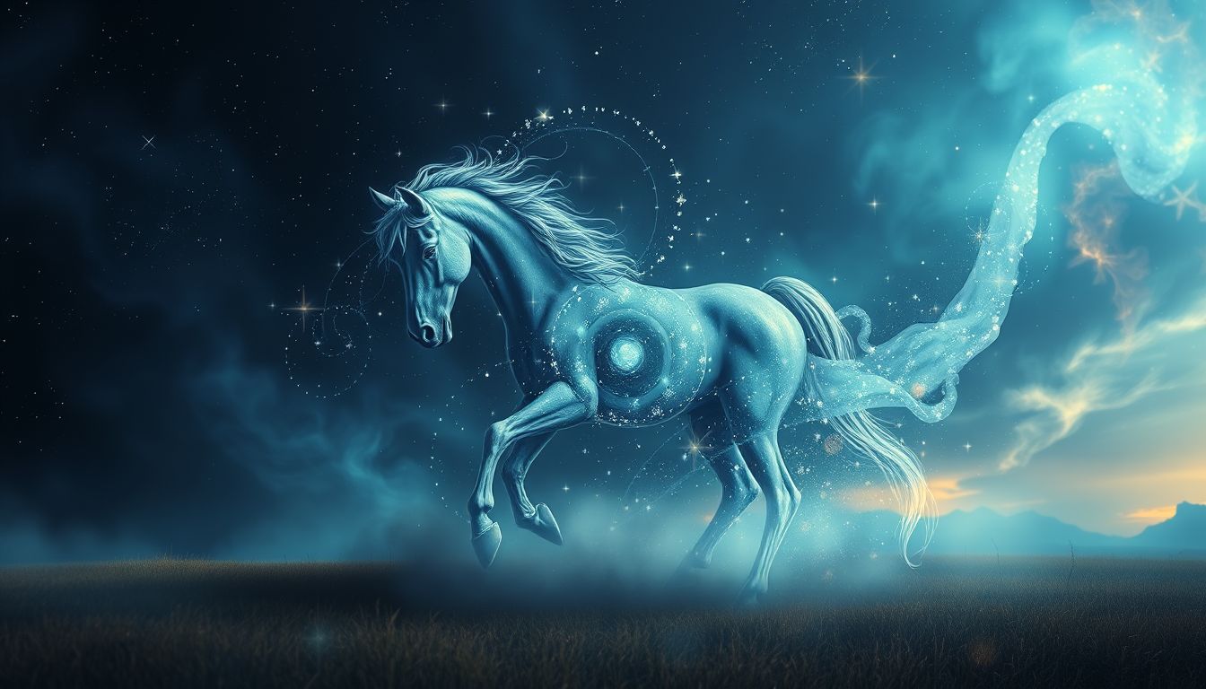 Ein erschöpftes Fiakerpferd symbolisiert innere Erschöpfung und Stress.