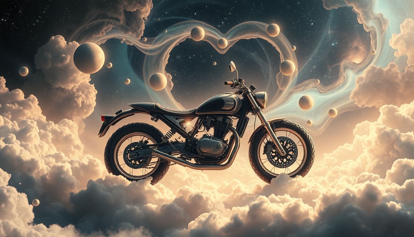 Eigeninitiative beim Motorrad reparieren stärkt Problemlösungskompetenzen im Traum.