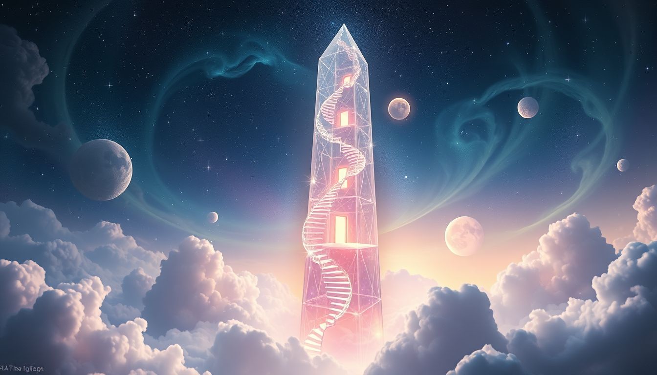 Ein unbekanntes Hochhaus symbolisiert unbekannte Chancen und innere Ängste.