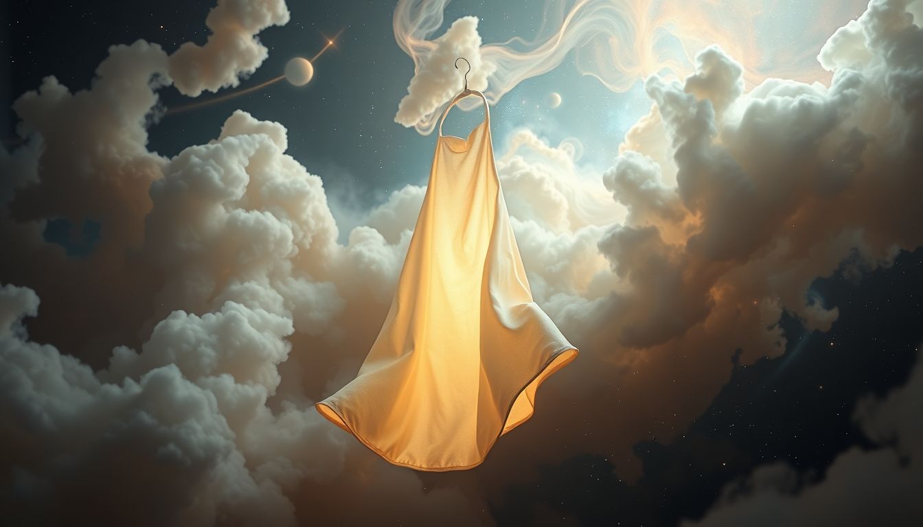 Eine Schürze in der Küche symbolisiert Fürsorge und häusliche Verantwortung.