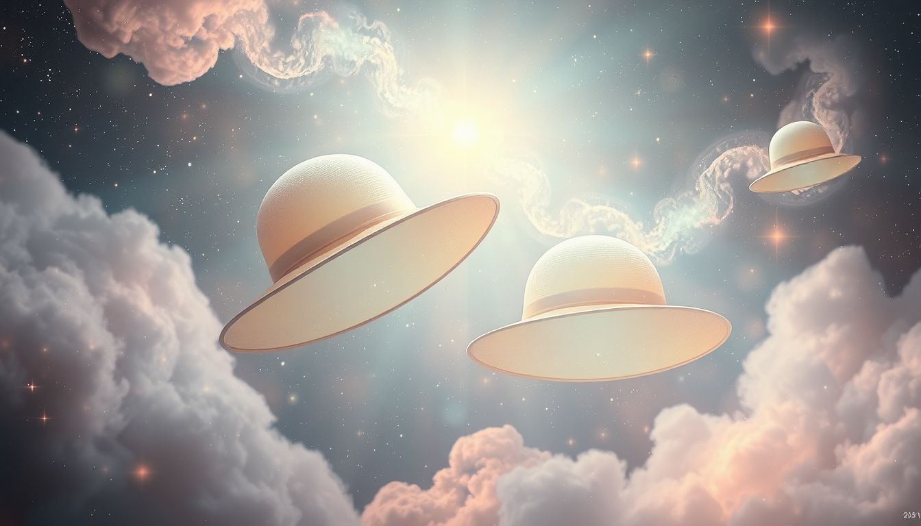 Einen Sonnenhut geschenkt bekommen symbolisiert neuen Schutz und Glück.