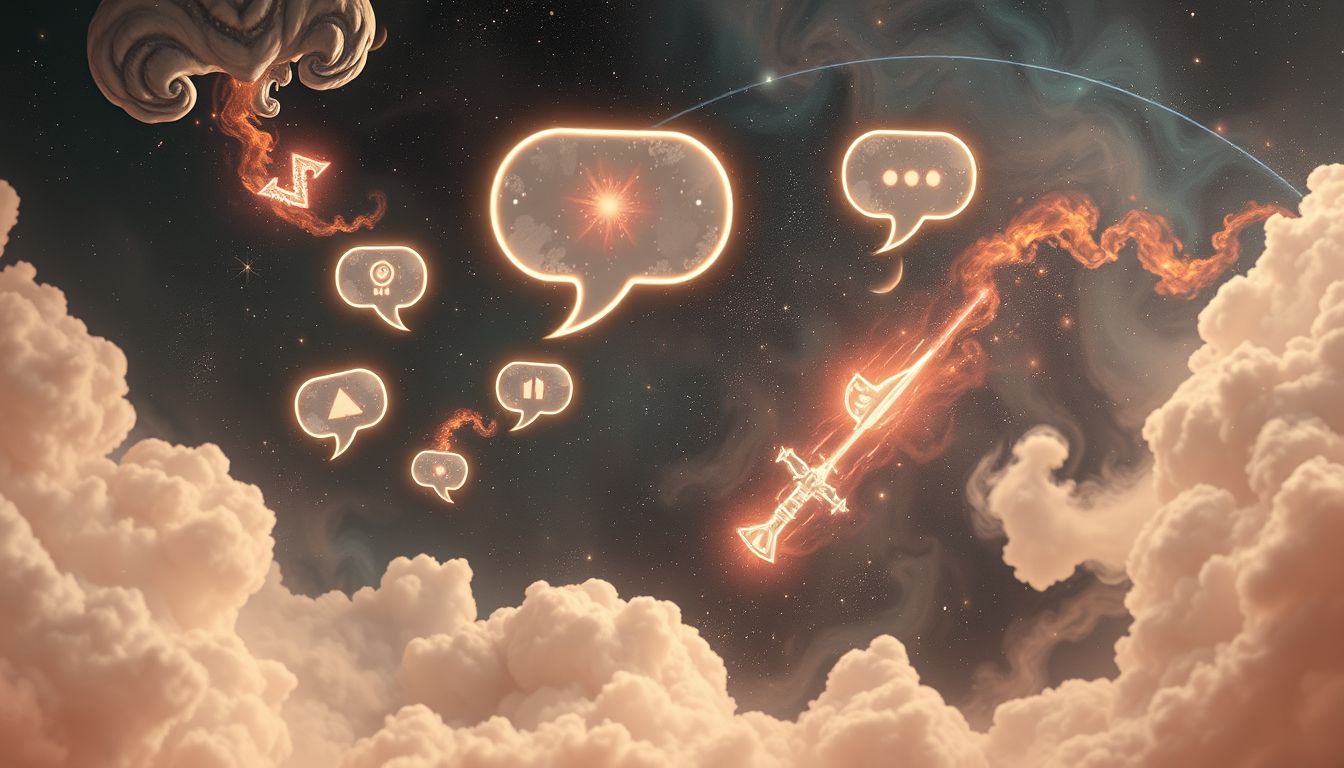 Worte können Konflikte entwaffnen und Verständnis fördern.