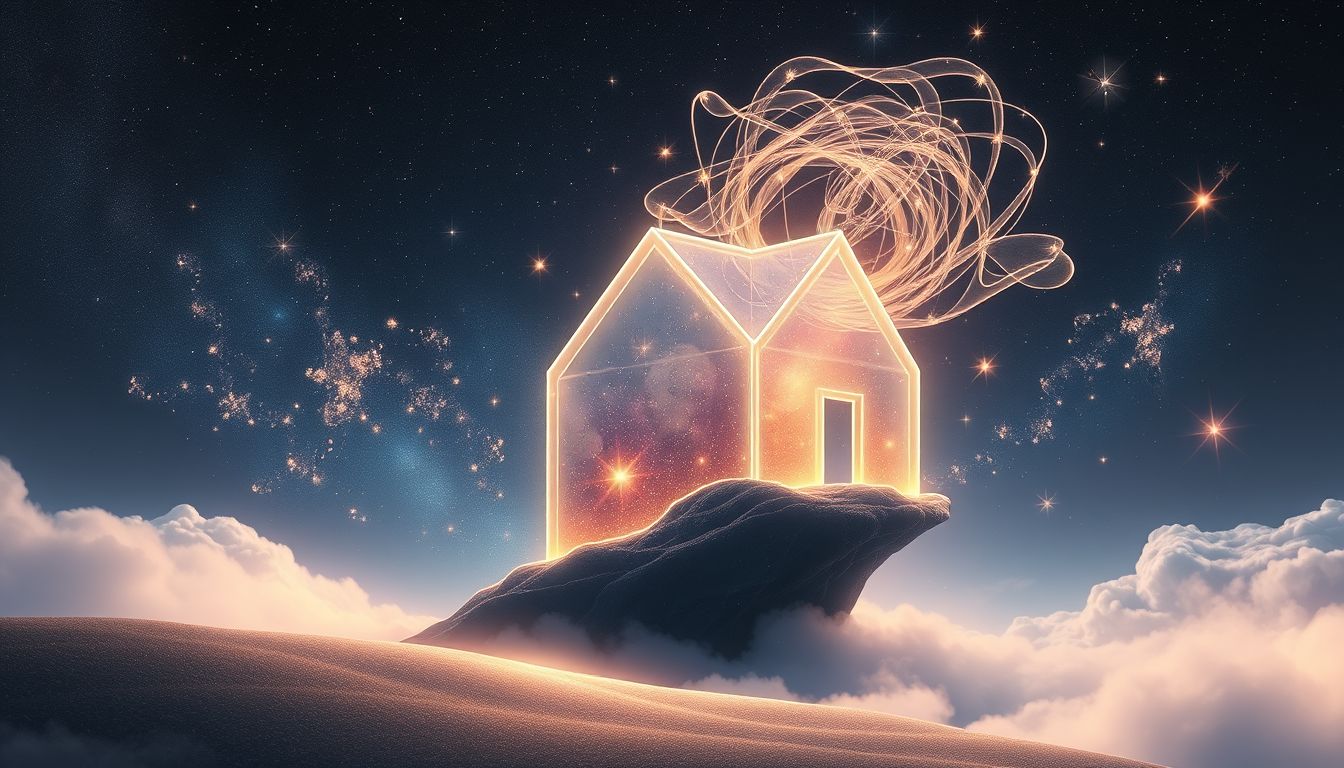 Haus-Erweiterung symbolisiert oft Wunsch nach persönlichem Wachstum und Freiheit.