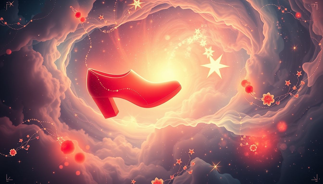 Rote Schuhe symbolisieren oft Leidenschaft und unbewusste Sehnsüchte im Traum.