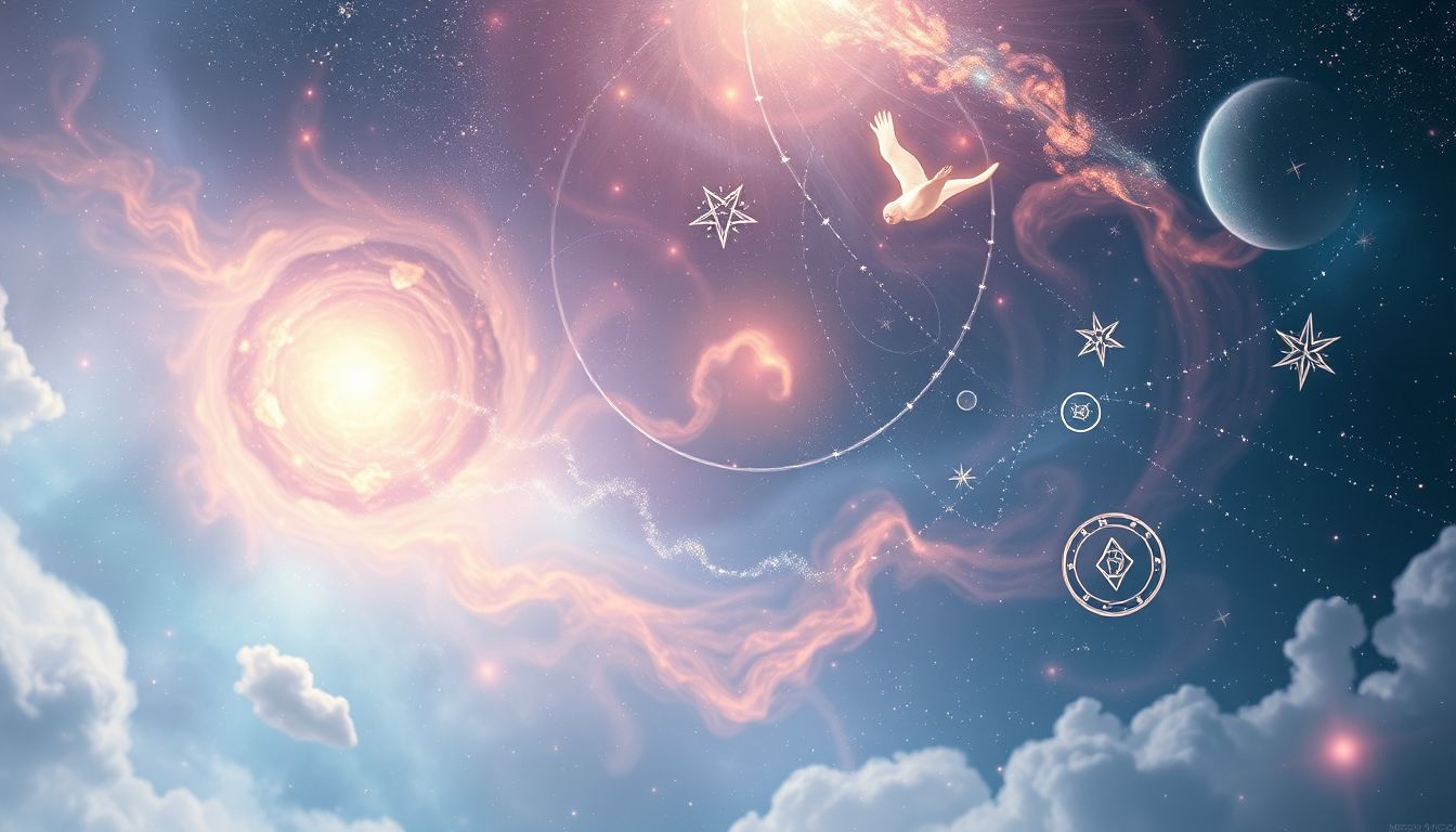 Das Fliegen symbolisiert Freiheit und Überwindung menschlicher Grenzen.