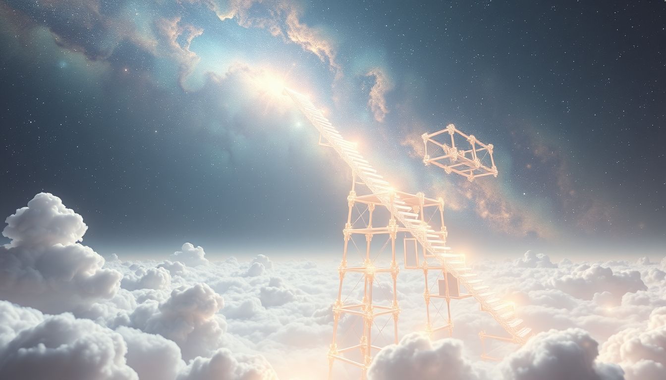 Gerüste symbolisieren im Traum Wachstum und innere Persönlichkeitsentwicklung.