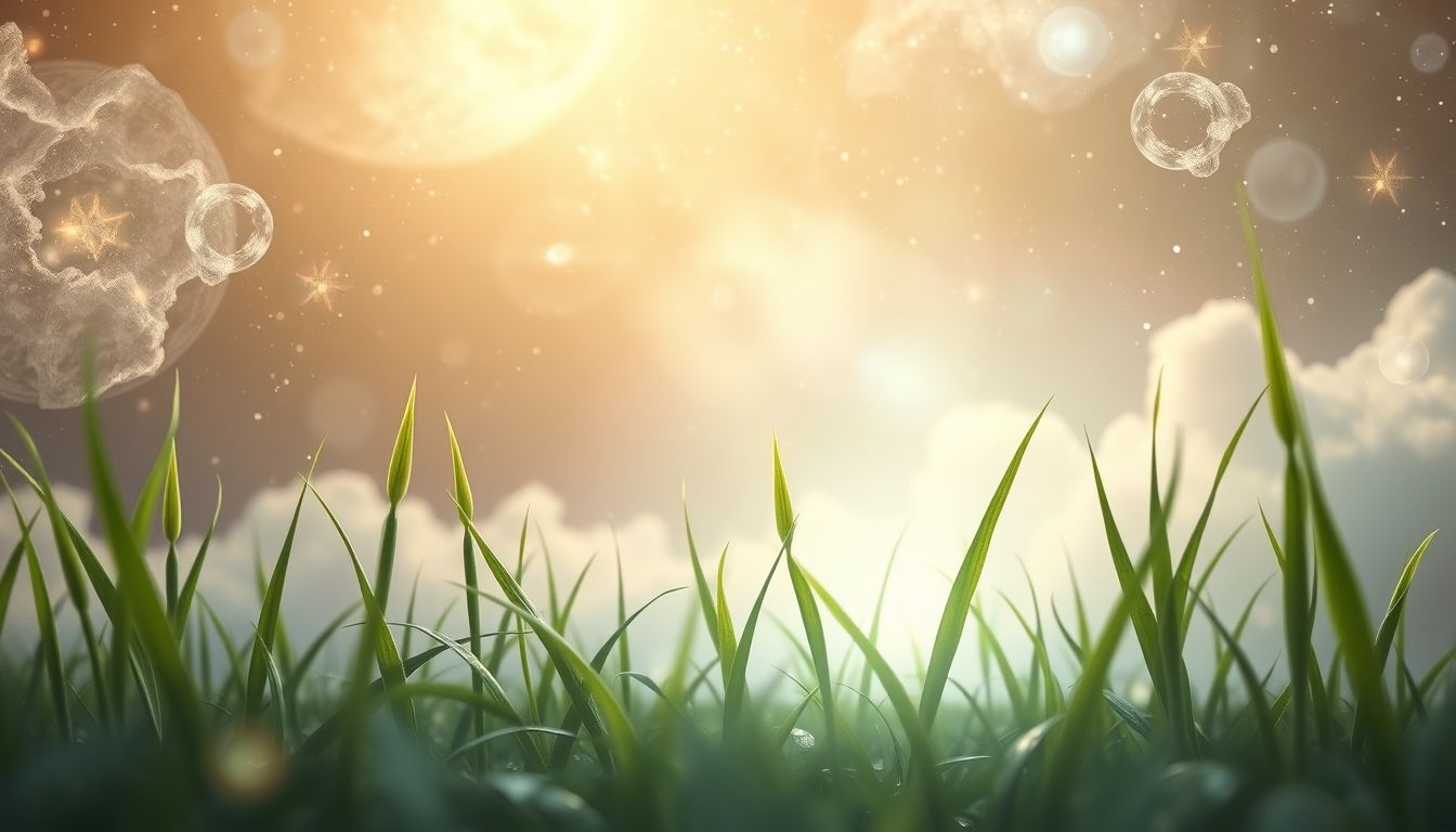 Gras wachsen sehen symbolisiert Geduld und verborgene Potenzialentfaltung.