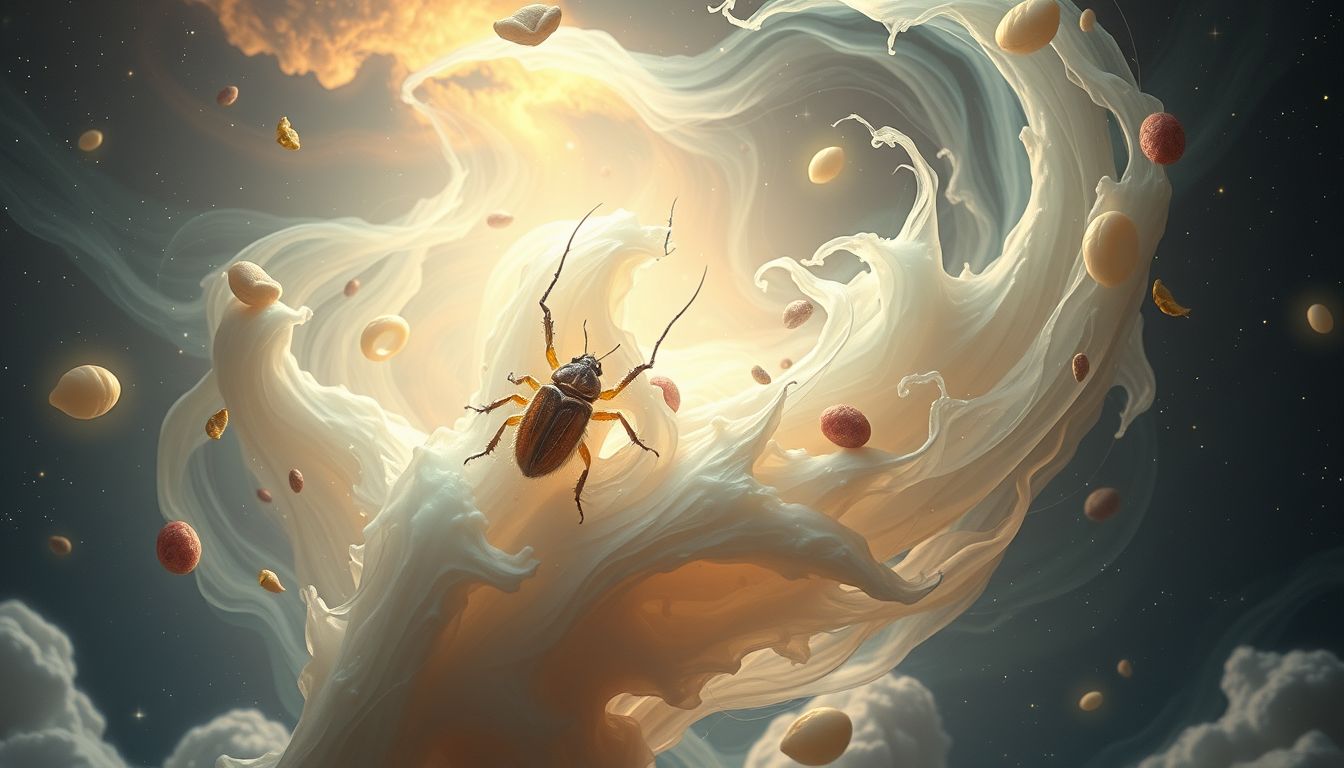 Klopfkäfer im Essen symbolisieren oft verborgenes Misstrauen und Gefahr.