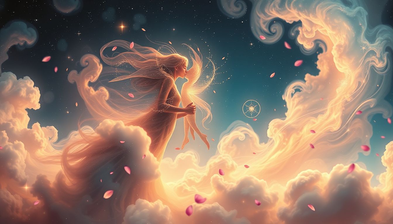 Ein Kuss auf den Mund symbolisiert tiefes Verlangen und Nähe.