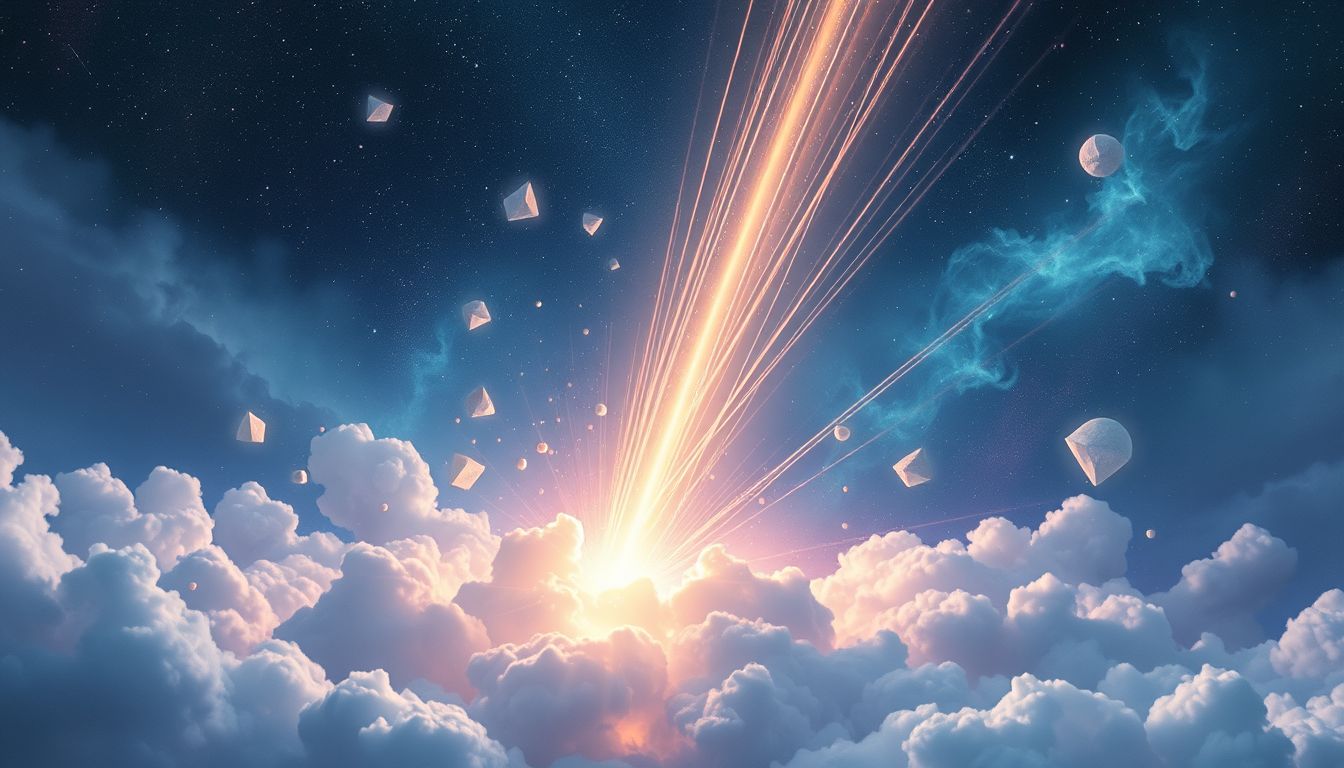 Meteoriteneinschläge symbolisieren plötzliche, tiefgreifende Lebensveränderungen.