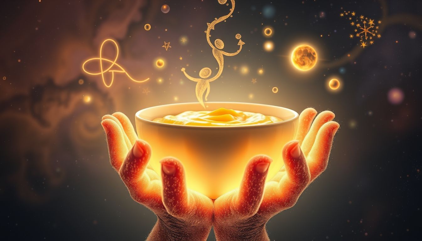 Polenta symbolisiert im Traum familiäre Verantwortung und liebevolle Fürsorge.