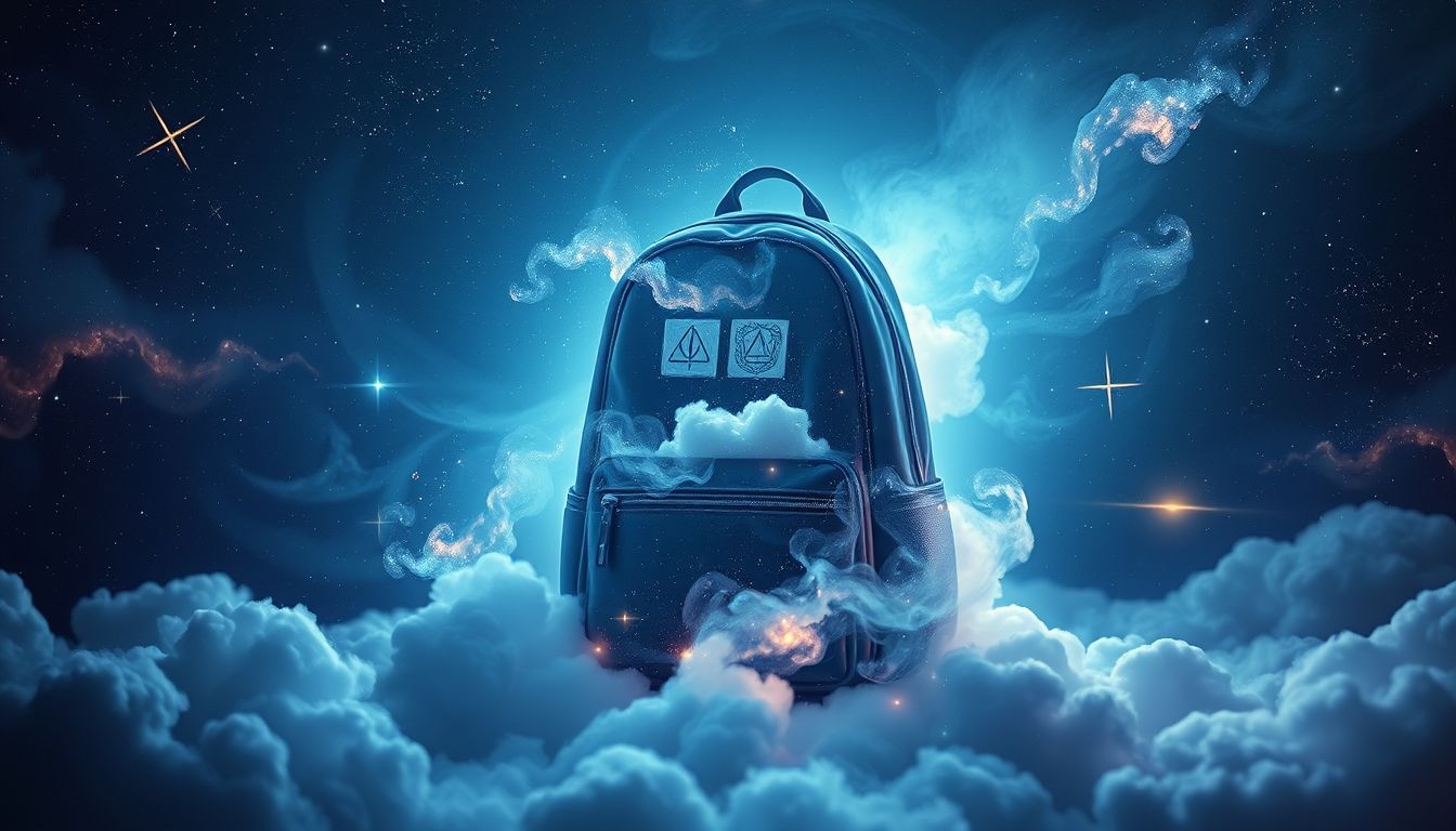 Der Rucksack symbolisiert oft verborgene Ängste und unerkanntes Wissen.