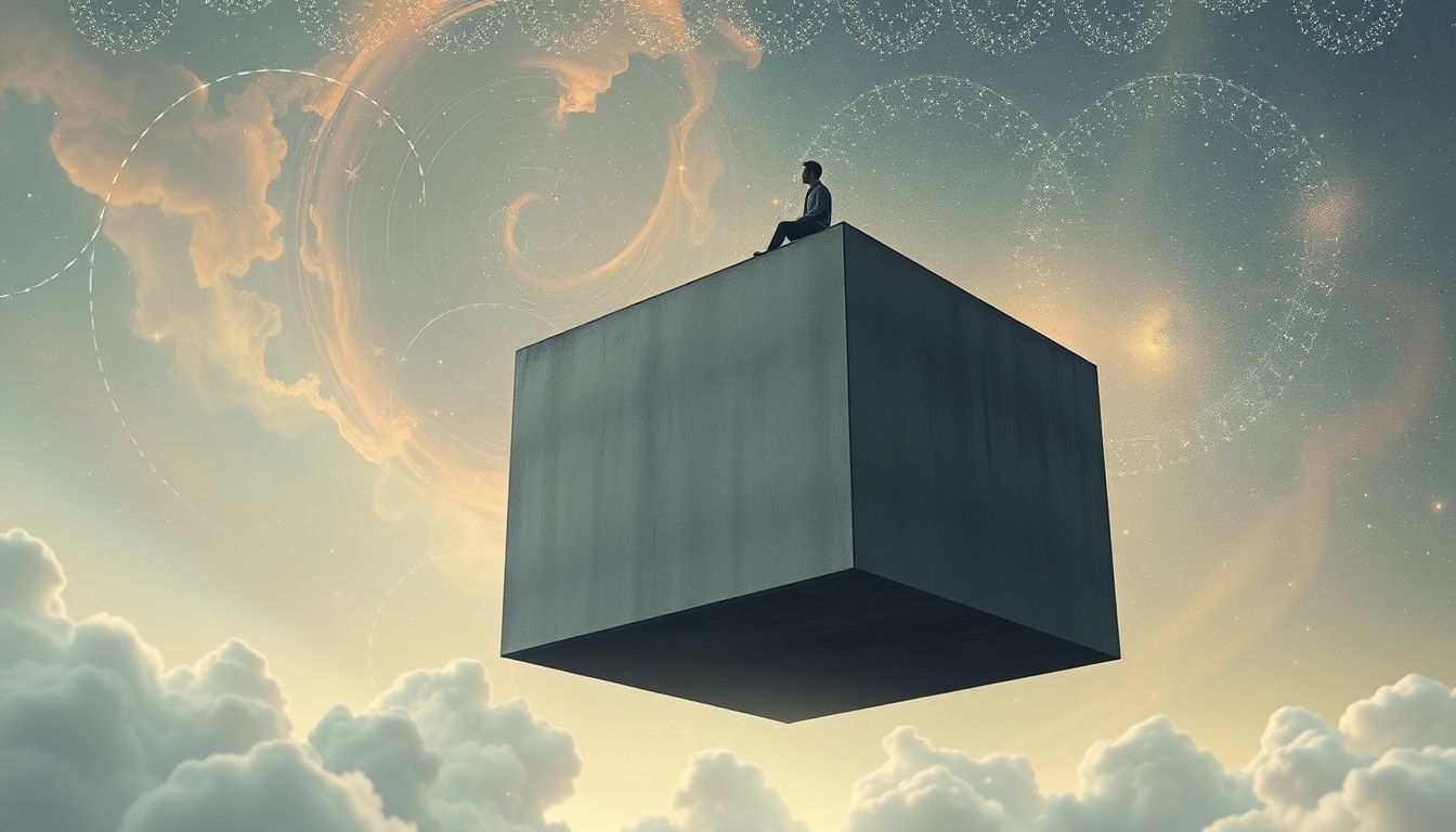 Sitzen auf einem Dach symbolisiert Freiheit und neue Perspektiven im Traum.